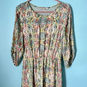 Mid thigh length dress, beautiful for spring